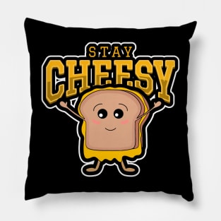 STAY Cheesy Grilled Cheese Lover Gift Pillow