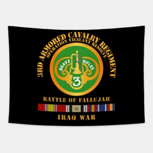 Army - 3rd ACR  w Iraq Svc - Fallujah - V1 Tapestry