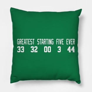 Vintage 1986 Celtics Best Team Ever Pillow