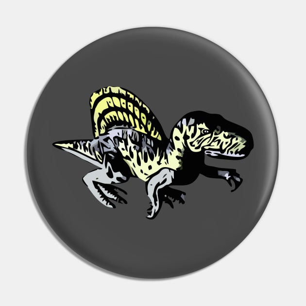 Spinosaur Pin by RosArt100