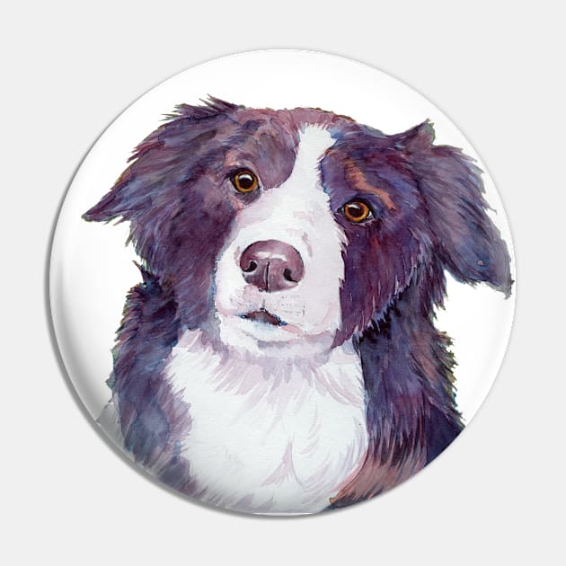 Border Collie - coloristic Pin by doggyshop