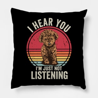 Funny Cavapoo Quote Cute Cavapoo Saying Pillow