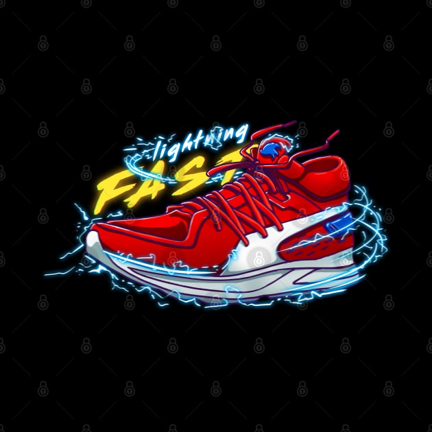 Lightning Fast Sneakers by PowKapowCreations