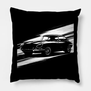 Jaguar F-Type - Sketch Style Pillow