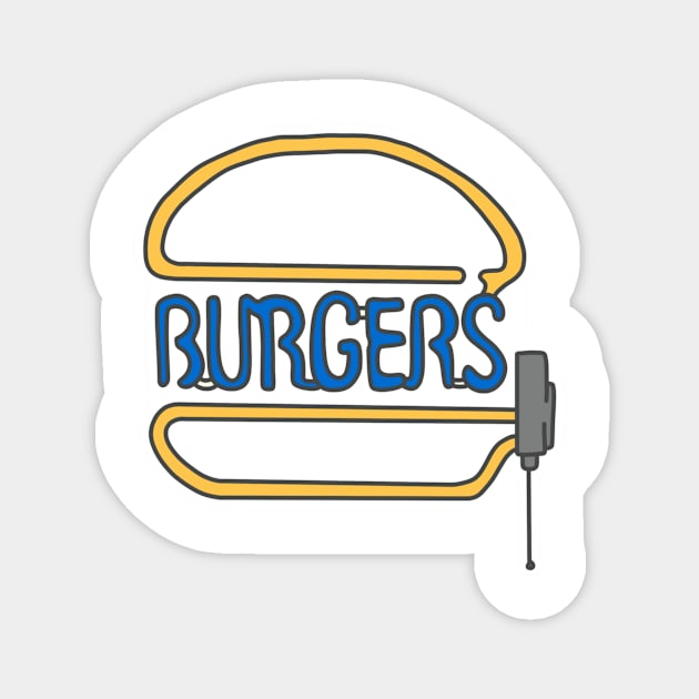 Burger Light Magnet by missannagray