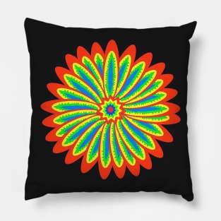 Psychedelic Flower Pillow