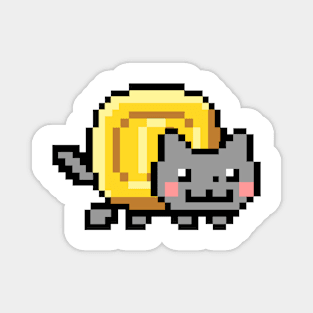 Pixel cat Magnet