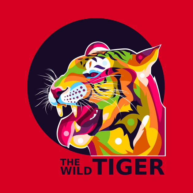 The Wild Tiger by wpaprint