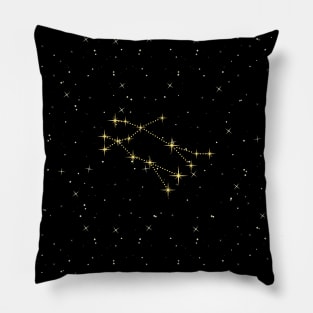 Gemini Star Constellation Pillow