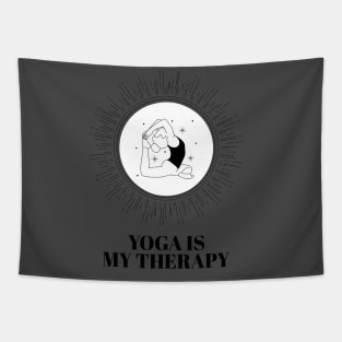 Yoga is my therapy Tapestry