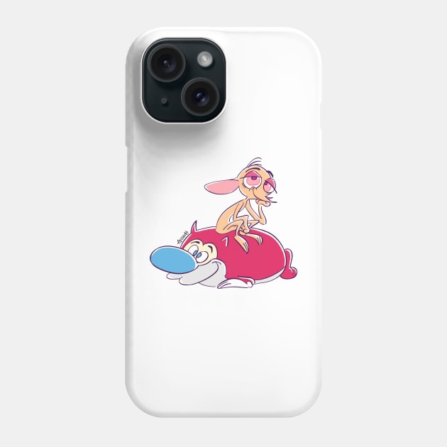 Ren and Stimpy Phone Case by little-ampharos