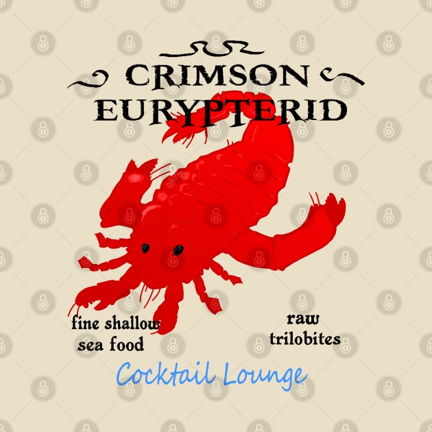 Crimson Eurypterid Resturant by ArtEnceladus