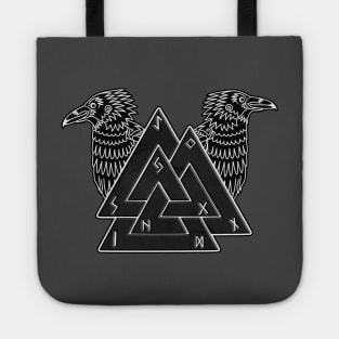 Valknut, Huginn and Muninn Tote