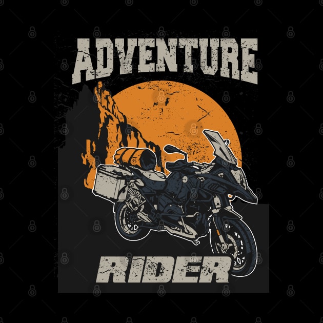 adventure rider bike by beanbeardy