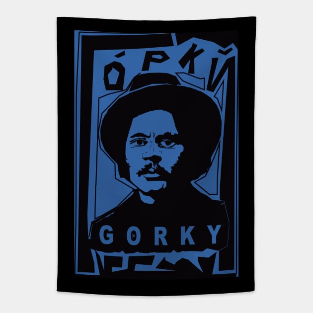 Maxim Gorky in Blue Tapestry by Exile Kings 