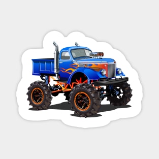 Cartoon monster truck Magnet