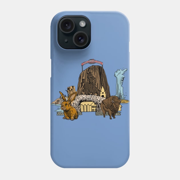 Wyomin'!!! Phone Case by blakely737