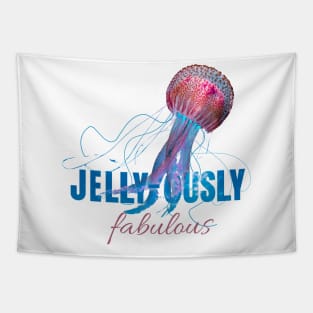 Jellyously Fabulous Be Jelly Jellyfish Tapestry