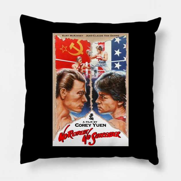 No Retreat No Surrender Pillow by Scum & Villainy