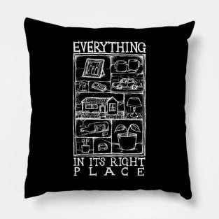 Everything in it’s Right Place - Illustrated lyrics - Inverted Pillow