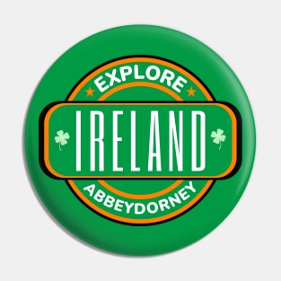 Abbeydorney Ireland - Irish Town Pin