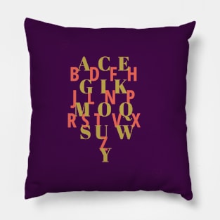 The Alphabet Pillow