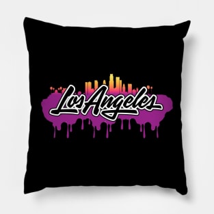 Los Angeles Logo Pillow