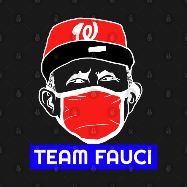 fauci baseball mask by Excela Studio