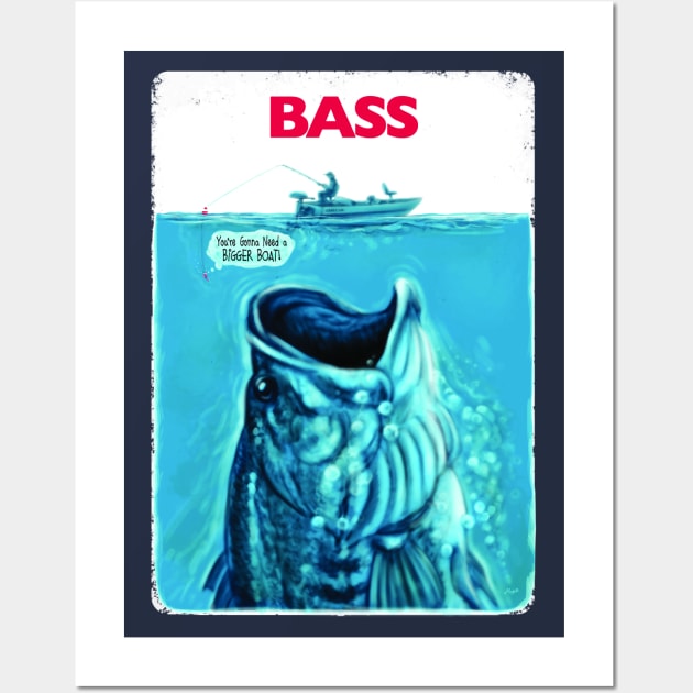 Bigger Bass Boat - Bass Fishing Gifts - Posters and Art Prints