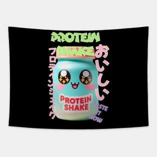 Kawaii Protein Shake Tapestry