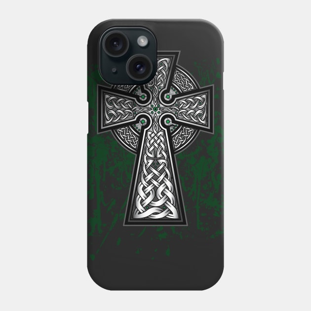 Celtic Cross Phone Case by celtichammerclub