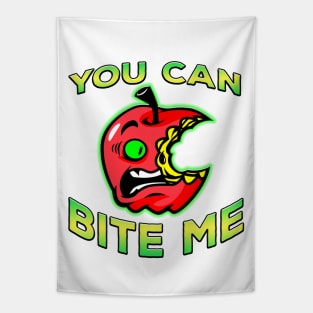 You Can Bite Me Apple Lime Tapestry