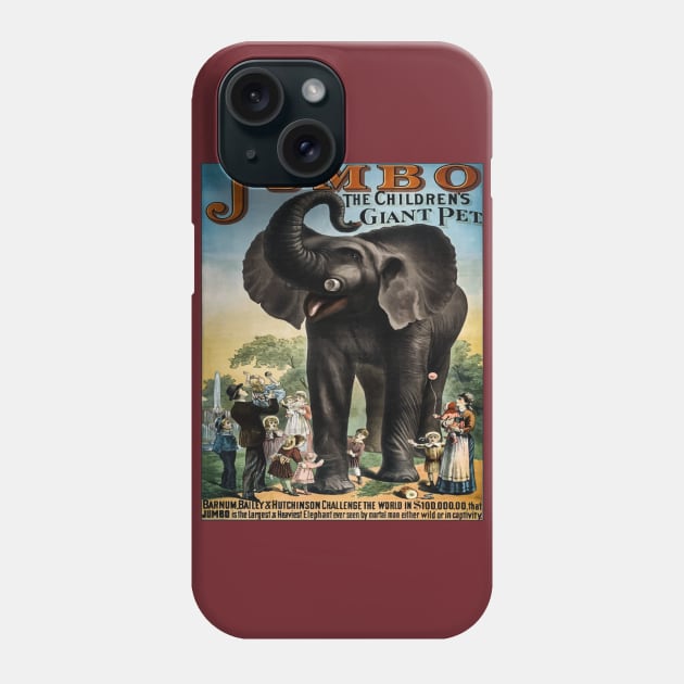 Vintage Circus Advertisement Phone Case by xposedbydesign