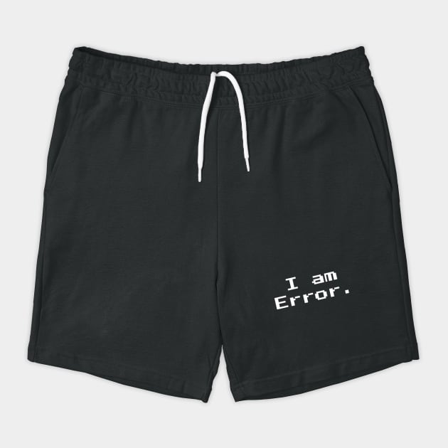 I am Error 8-bit Retro Gaming by Nonstop Shirts