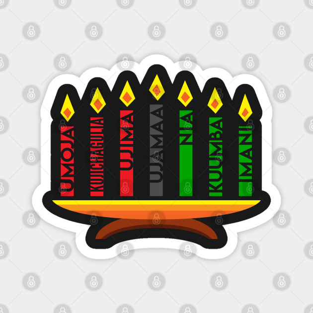 Kwanzaa Candles Holiday Kwanzaa Magnet Teepublic