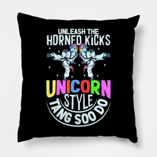 Unicorn - Horned Kicks - Tang Soo Do Pillow