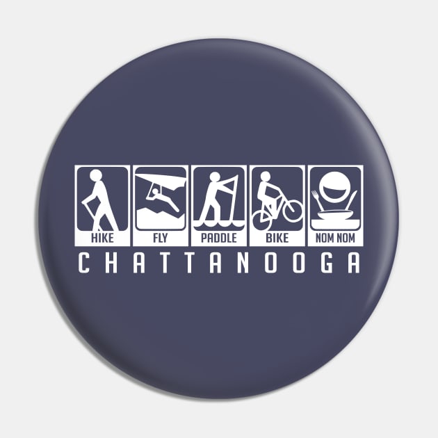 Chattanooga NOM NOM (all white design) Pin by SeeScotty