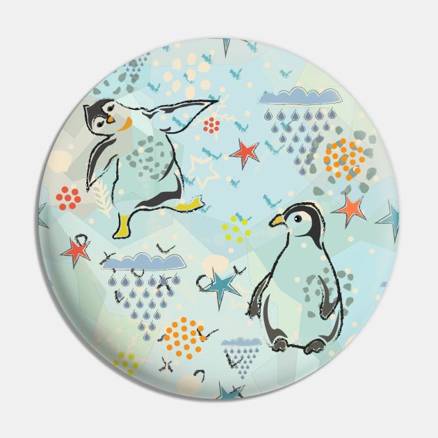 Penguins Pin by Creative Meadows