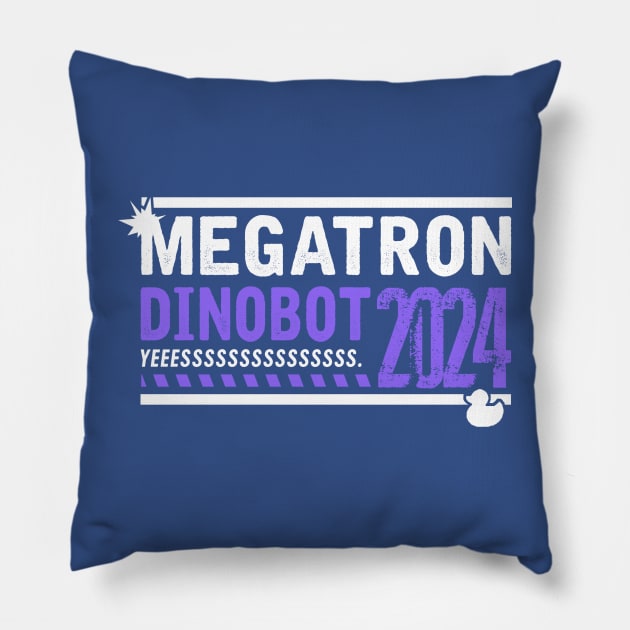 Megatron/Dinobot 2024 Pillow by SwittCraft