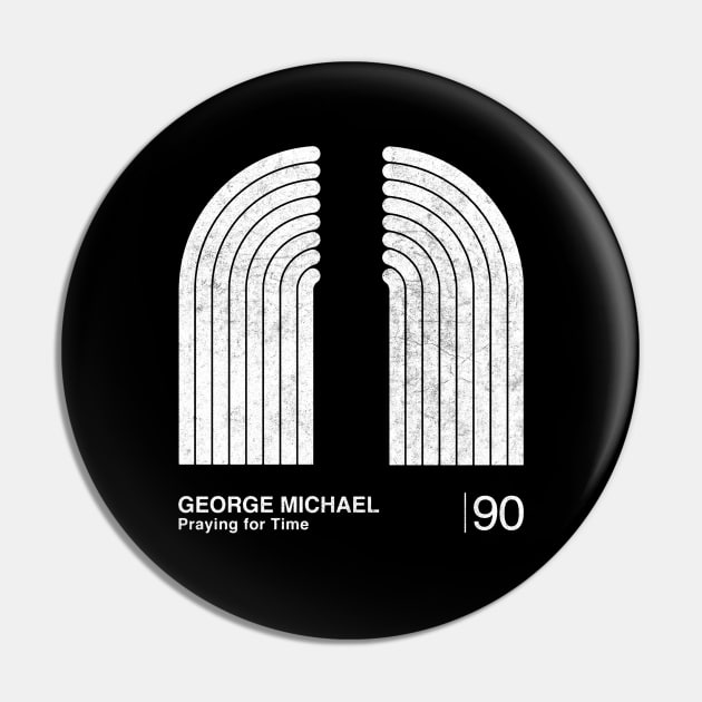 George Michael / Minimalist Style Graphic Fan Artwork Pin by saudade