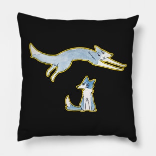 Border collie pack Pillow