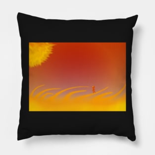 Desert walk Pillow