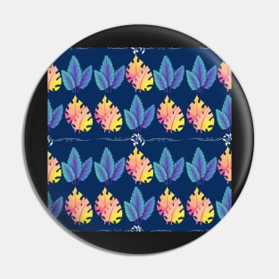 Dark Leaves Patterns Pin