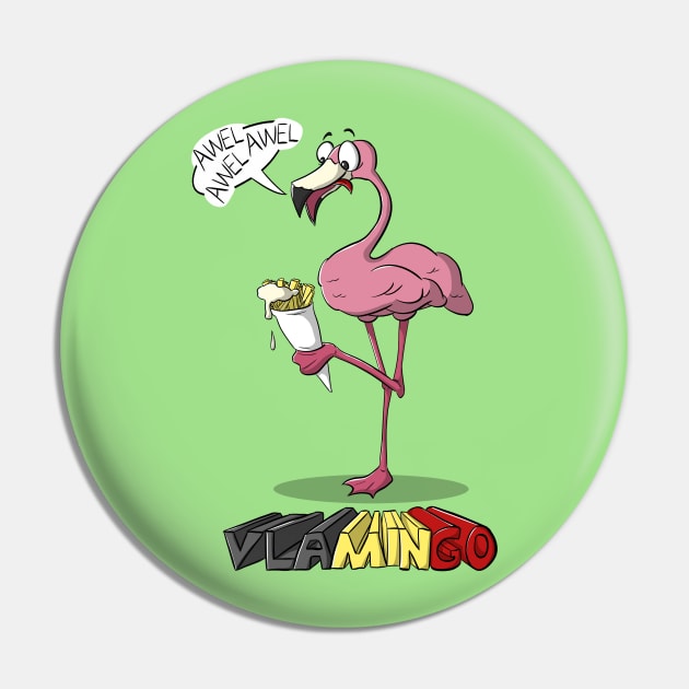 Vlamingo Pin by BanjoofJustice