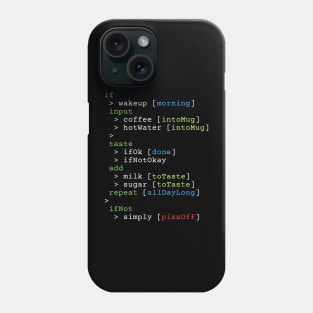 Coffee Coder Phone Case