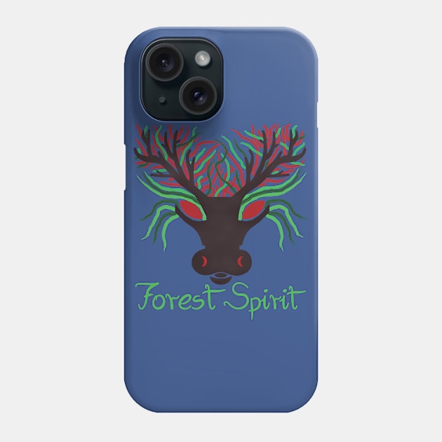 Forest Spirit Phone Case by SpassmitShirts