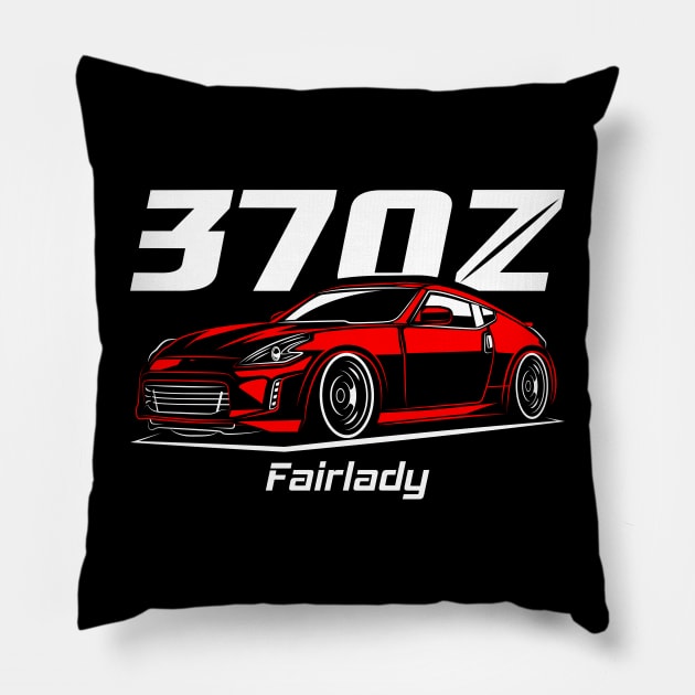 Racing Red 370Z JDM Pillow by GoldenTuners