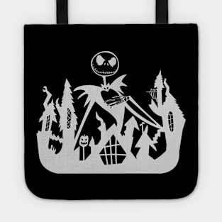 Jack Skelingtoon Silhouette Tote