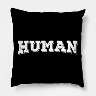 vintage human Pillow