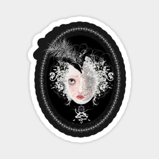 Victorian dolls portrait Magnet